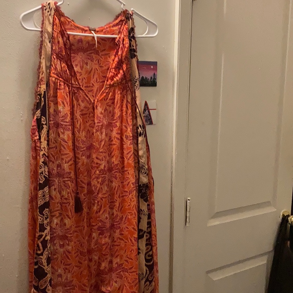 Bohemian style free people maxi dress very Flowy